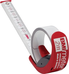 Miara zwijana taśma BMI długość 2 m szerokość 16 mm mm/cm EG II tworzywo sztuczn
