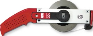 Taśma miernicza w uchwycie ERGOLINE długość 30 m szerokość taśmy 13 mm A mm/cm E