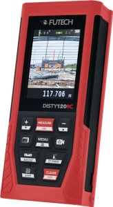Laserowy miernik odległości DISTY 120 RED 0,05 do 120 m ± 2 mm IP 54 FUTECH