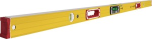 Poziomica elektroniczna TECH 196M DL 183 cm aluminium żółte ± 0,5 mm/m ± 0,5 mm/