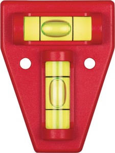 Poziomica krzyżowa 60 mm tworzywo sztuczne ± 1 mm/m