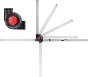Kątomierz WINKELSTAR zakres pomiarowy 0-270 stop. długość ramienia 80 x 60 cm BM