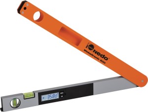 Kątomierz Winkeltronic zakres pomiarowy 0-355 stop. długość ramienia 75 cm 0,1 s