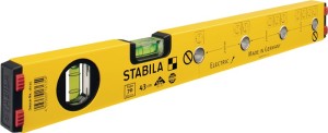 Poziomica 70 Electric 120 cm aluminium żółta ± 0,5 mm/m STABILA