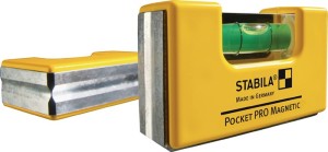 Poziomica Pocket PRO Magnetic 7 cm aluminium żółte ± 1 mm/m z magnesem STABILA