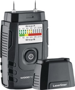 Higrometr do drewna WoodTester 9-27% LASERLINER