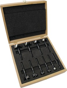 Zestaw wierteł sękowniczych BLACK SHARK PRO 10-częśc. śred. 15,20,25,26,30,35,40