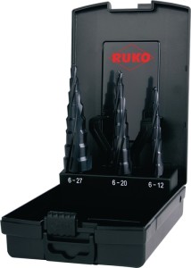Zestaw wierteł stopniowych ULTIMATECUT śred. 6–12/6–20/6–27 mm HSS z rowkami spi