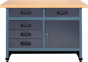 Stół warsztatowy szer. 1200 x gł. 600 x wys. 840 mm 5 szuflad