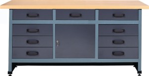 Stół warsztatowy szer. 1700 x gł. 600 x wys. 840 mm 9 szuflad