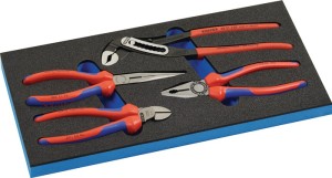 Moduł narzędziowy 4-części moduł 1/3 zestaw szczypiec KNIPEX