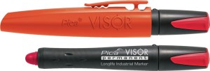 Marker przemysłowy Visor permanent czerwony wodoodporny PICA