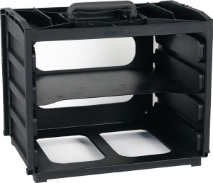 Moduł, prowadnica do skrzynek i-Boxx szer. 376 x gł. 310 x wys. 265 mm 4 półki b