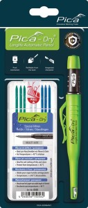 Marker budowlany / do głębokich otworów Pica-Dry kolor sortowany + zestaw wkładó