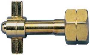 Złącze do napełniania butli do butelki o wielkości 5, 11, 33 kg G 3/8 c. LH/W21,