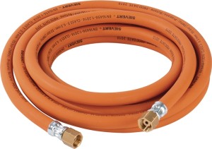 Wąż do propanu 5x6,3 mm G3/8 cal. LH x G3/8 cal. LH w. ciśnienie długość 5 m SIE