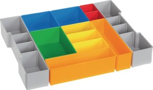 Kaseta z przegrodami L-BOXX® H3 LB 102 szer. 378 x gł. 313 x wys. 65 mm niebiesk