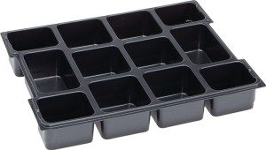 Wkład na małe części L-BOXX® LB 102 sz. 404 x g. 312 x wys. 61 mm polistyrol z 1