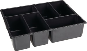 Wkład na małe części L-BOXX® LB 136 sz. 404 x g. 317 x wys. 97 mm polistyrol z 6