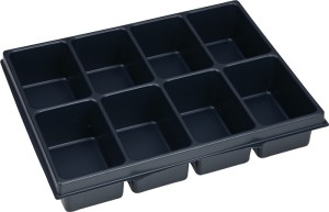 Wkład na małe części i-BOXX® iB 72 sz. 349 x g. 265 x wys. 63 mm polistyrol z 8