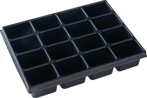 Wkład na małe części i-BOXX® iB 72 sz. 349 x g. 265 x wys. 63 mm polistyrol z 16