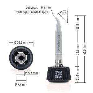 Grot lutowniczy w kształcie igły szerokość 0,4 mm 0142SDLF04L/SB ERSA