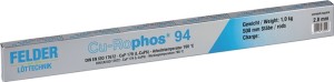 Lut twardy miedziany Cu-Rophos® CP203 Cu94 P6 szerokość 2 x długość 500 mm blank