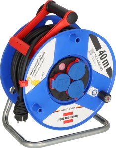 Przedłużacz na bębnie garantowy 40 m H07RN-F 3 x 1,5 mm² 290 mm 3 gniazdka z zes