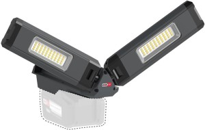 Reflektor diodowy DUO CONNECT 108 W 2500 lm 5,2 Ah 18 V IP30 SCANGRIP