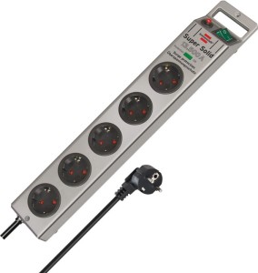 Listwa zasilająca Super Solid 16 A 250 V gniazda wtykowe 5 2,5 m H05VV-F 3 x 1,5