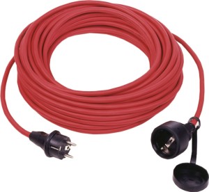 Przedłużacz z zestykiem uziemiającym 16 A 230 V 3 x 1,5 mm² 50 m H07RN-F IP44 WE