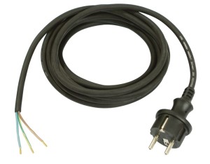Przewód przyłączeniowy H07RN-F 3x1,5 mm² 5 m wtyczka z zestykiem ochronnym WEING