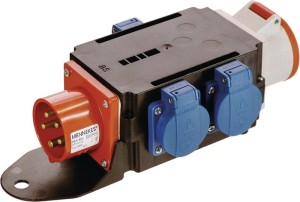 Adapter CEE MIXO BRIGACH 1 x wtyczka CEE 400V, 16 A, 5-bieg. IP44 AS-SCHWABE