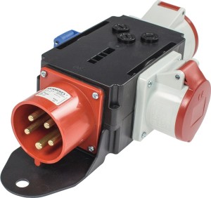 Adapter CEE MIXO MOSEL 1 x wtyczka CEE 400V, 32 A, 5-bieg. IP44 AS-SCHWABE