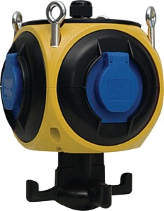 Rozdzielacz podwieszany KHV 8 złącze śrubowe M20 4 x 230 V
