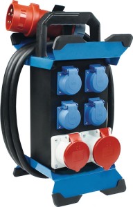 Stojący rozdzielacz elektryczny CEE STECKY 12 wtyczka CEE 400 V, 32 A, 5-bieg. A