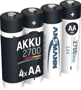 Ogniwo akumulatorowe 1,2 V 2700 mAh R6-AA-Mignon HR6 4 4 szt./blister ANSMANN
