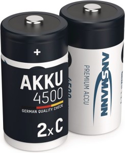 Ogniwo akumulatorowe maxE 1,2 V 4500 mAh R14-C-Baby HR14 2 2 szt./blister ANSMAN