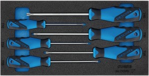 Moduł narzędziowy 1500 CT1-2163 TX 6-części moduł 1/3 wkrętak TORX GEDORE