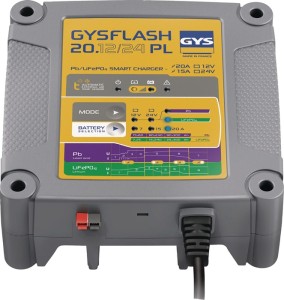 Ładowarka do baterii GYSFLASH 20.12/24 PL 12 / 24 V 12 V: 7/15/20 / 24 V: 7/15 A