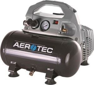 Sprężarka Aerotec Airliner Silent 70 l/min 8 barów 0,3 kW 230 V 50 Hz 6 l AEROTE