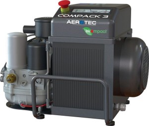 Sprężarka śrubowa Aerotec COMPACK 3 10 bar 360 l/min 400 V/50 Hz 3 kW AEROTEC