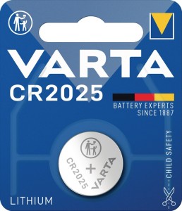 Ogniwo guzikowe Electronics 3 V 157 mAh CR2025 20 x 2,5 mm VARTA