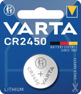 Ogniwo guzikowe Electronics 3 V 570 mAh CR2450 24,5 x 5 mm VARTA