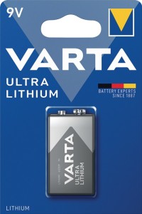 Bateria ULTRA Lithium 9 V 6LP3146 1150 mAh 6122 1 sztuka/blister VARTA