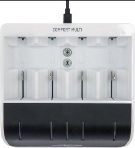 Ładowarka szybkiego ładowania Comfort-Multi z wejściem USB 1,2 V NiMH ANSMANN