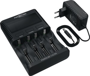 Ładowarka uniwersalna UBC Powerline 4 Ultra z zasilaczem 1,2 V NiMH, li.-jon. 3,